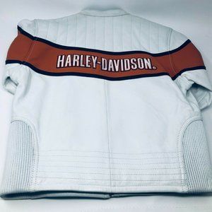 Harley Davidson Leather Jacket Off-White LIM.ED.